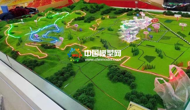 村镇疫情防控沙盘模型