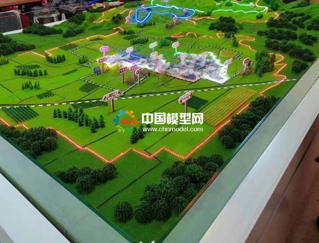 村镇疫情防控沙盘模型
