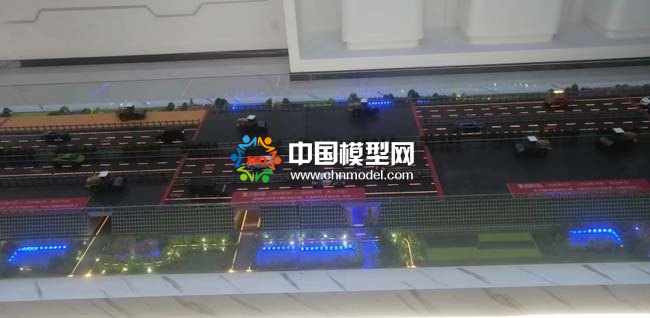道路工程阶段施工沙盘模型