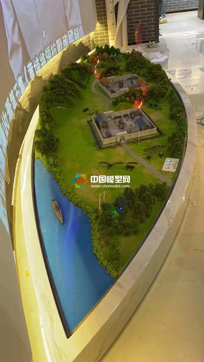 黄埔将领抗日沙盘模型