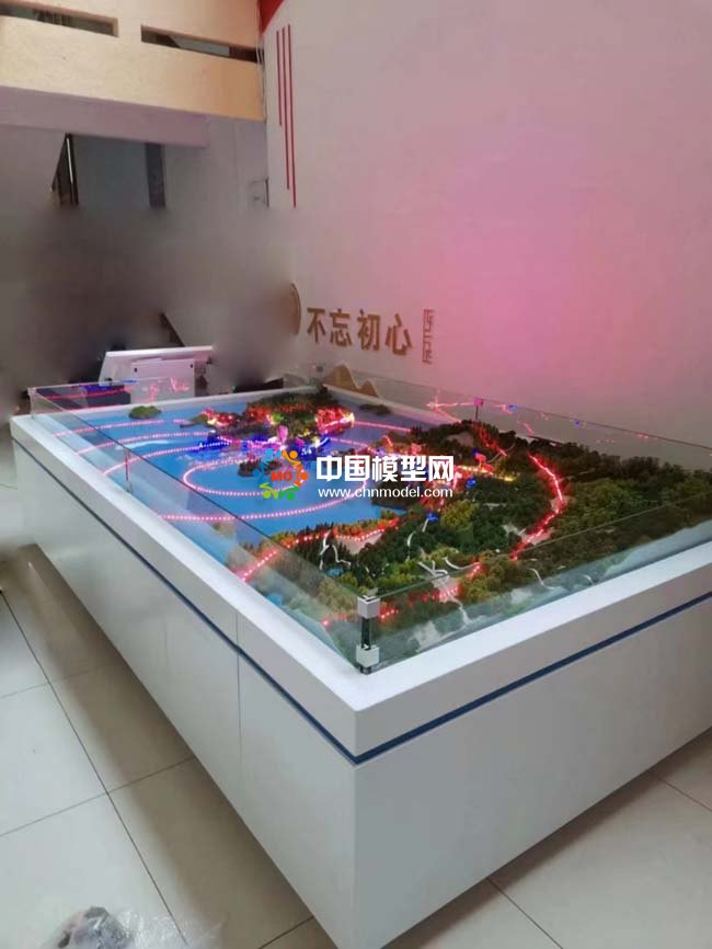 核应急预案沙盘模型