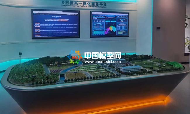 乡村振兴一体化沙盘模型