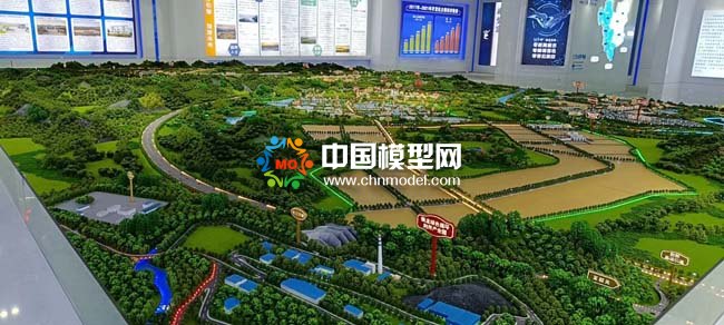 产业平台沙盘模型