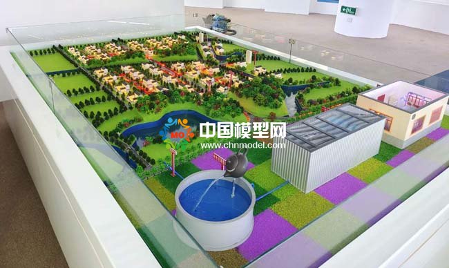 农村废水中水回用水处理系统沙盘模型