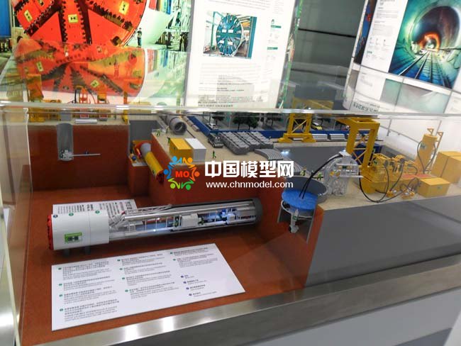 城市地下交通及供给排放系统施工模拟沙盘模型