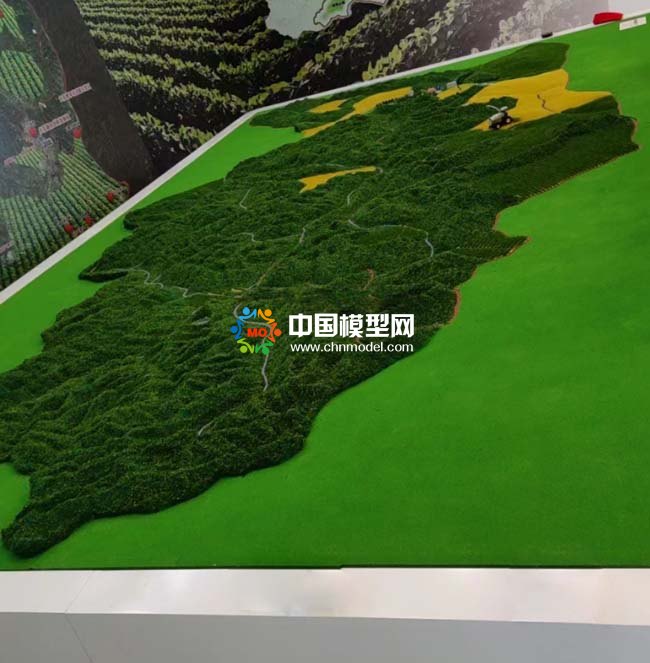 产业功能布局沙盘模型