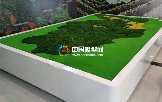 产业功能布局沙盘模型