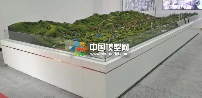 微晶石墨矿山石墨产业园沙盘模型