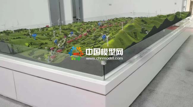 微晶石墨矿山石墨产业园沙盘模型