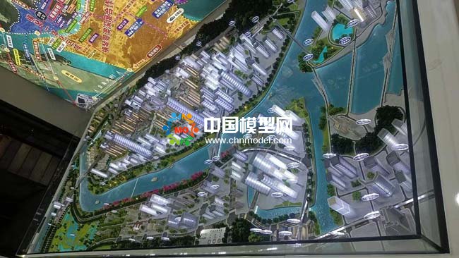 横琴一江两岸规划沙盘模型