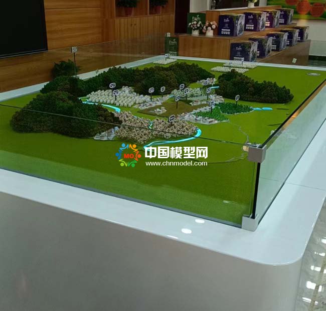 乡村振兴产业布局规划沙盘模型