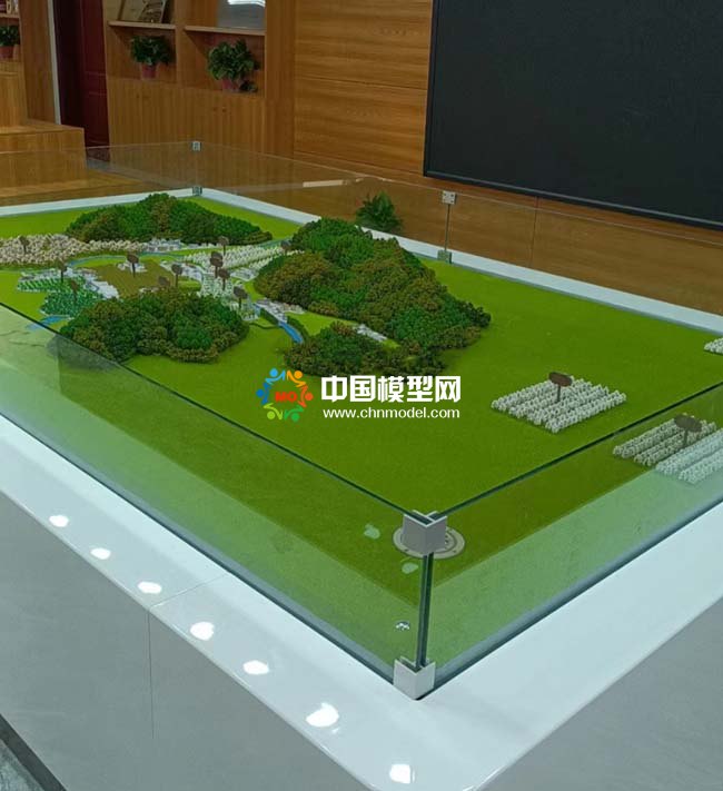 乡村振兴产业布局规划沙盘模型