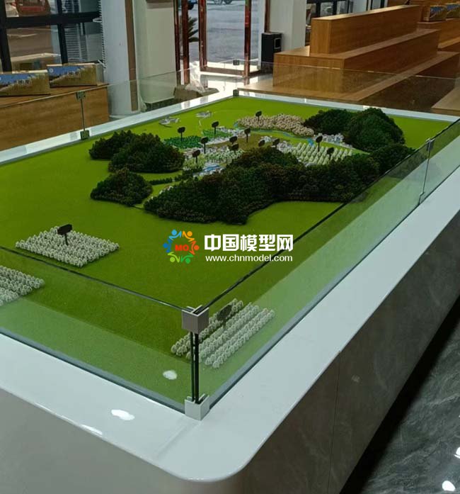 乡村振兴产业布局规划沙盘模型