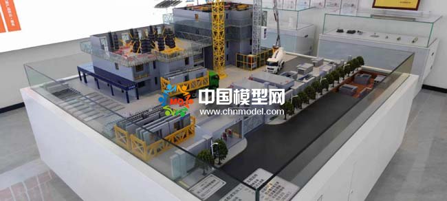 PC装配式建筑施工工艺流程沙盘模型