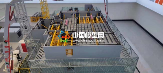 PC装配式建筑施工工艺流程沙盘模型