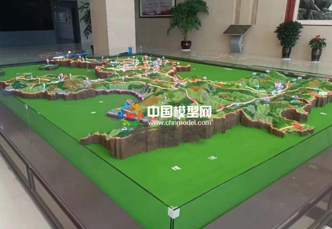 行政区域地形沙盘模型