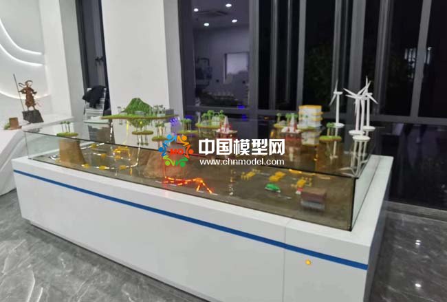 新能源海底电缆铺设场景沙盘模型