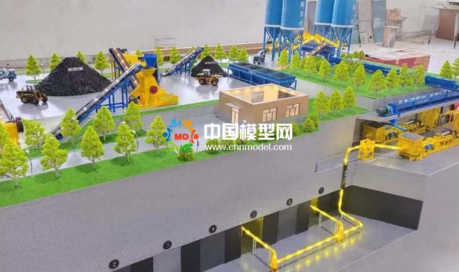 煤矿充填技术沙盘模型
