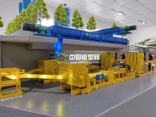 煤矿充填技术沙盘模型