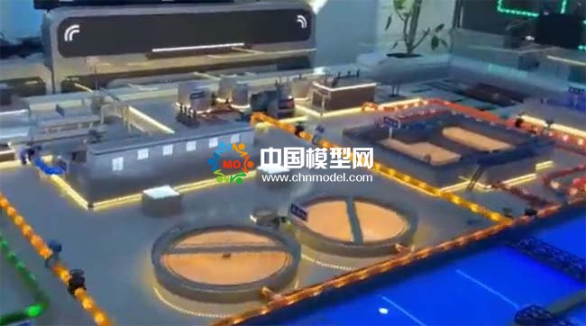 物联网水厂工艺展示沙盘模型