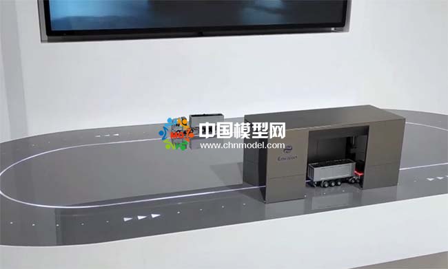 智能重卡换电站模型