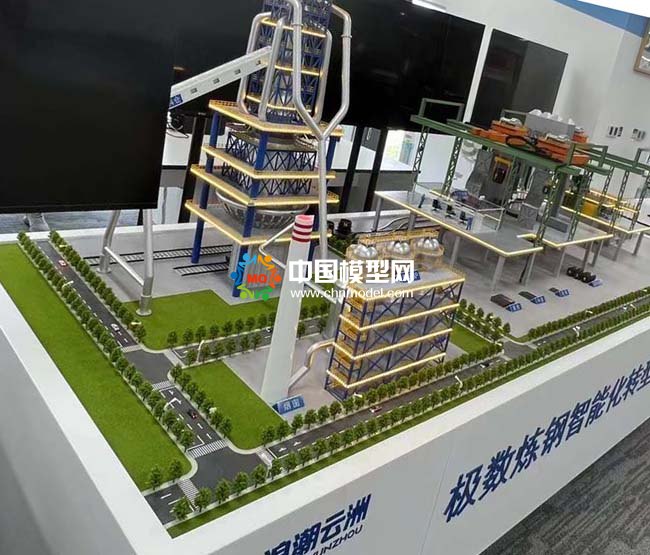 极数炼钢智能化转型解决方案沙盘模型