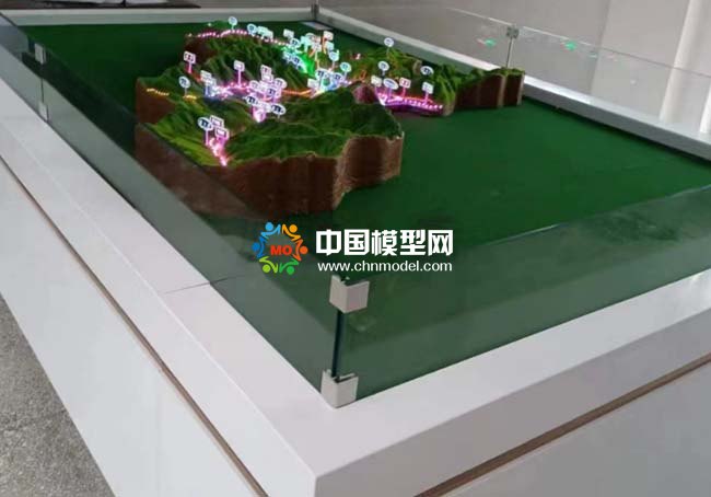 汉源交通路网沙盘模型