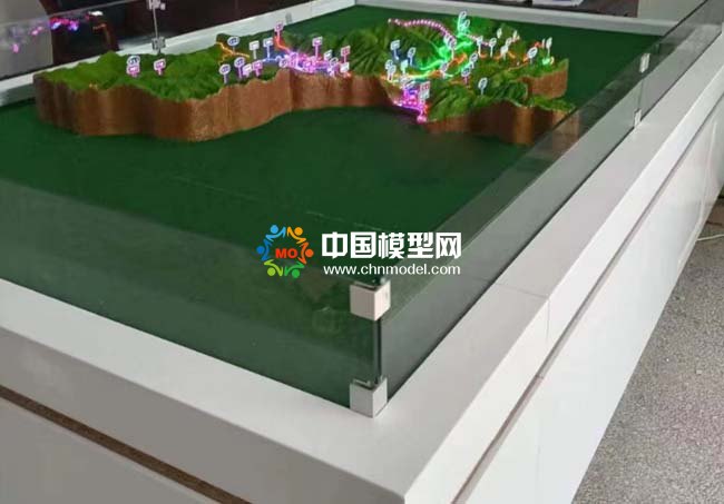 汉源交通路网沙盘模型