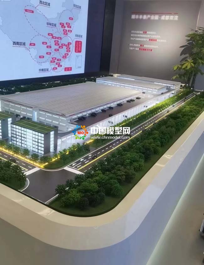 物流产业园沙盘模型