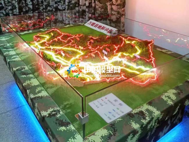 武装部地形地貌沙盘模型