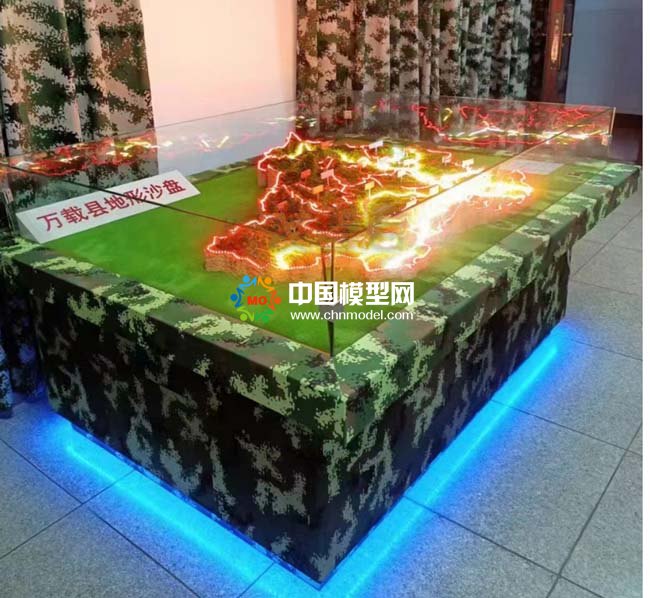 武装部地形地貌沙盘模型