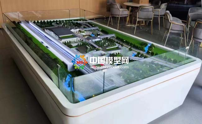杭温高铁楠溪江站站房沙盘模型