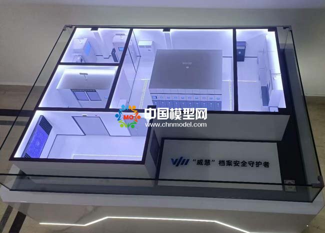 数字档案馆沙盘模型