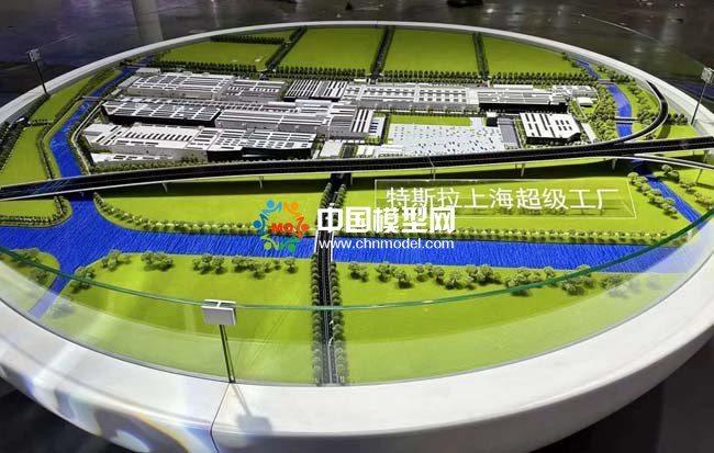 特斯拉（Tesla）上海超级工厂沙盘模型