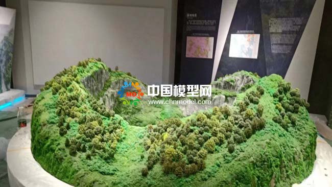 天坑沙盘模型
