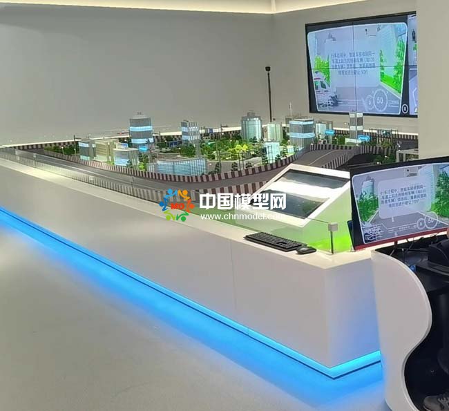 智慧交通模拟驾驶场景沙盘模型