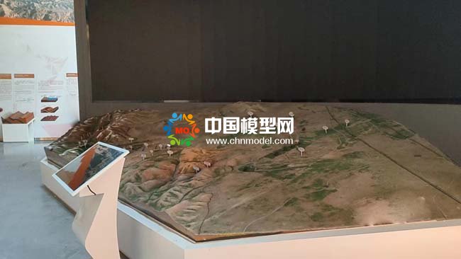 张掖世界地质公园沙盘模型