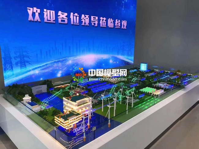 节能输变电沙盘模型