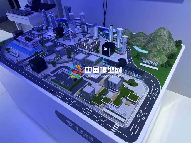 城市安全运行监测与管理平台沙盘模型