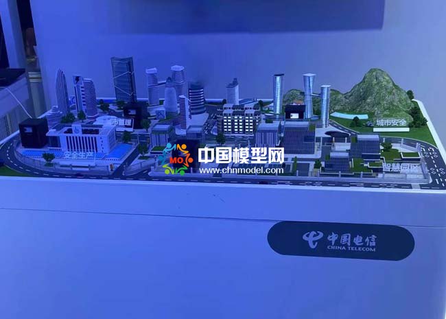 城市安全运行监测与管理平台沙盘模型