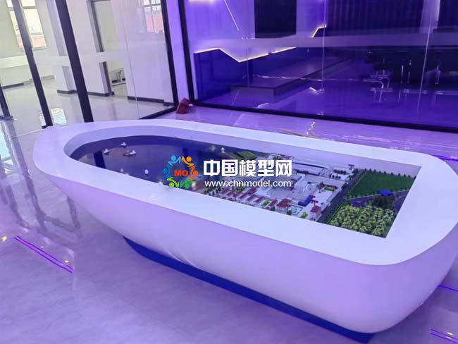 水产育苗场沙盘模型