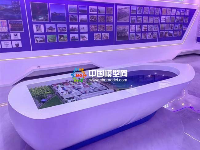 水产育苗场沙盘模型