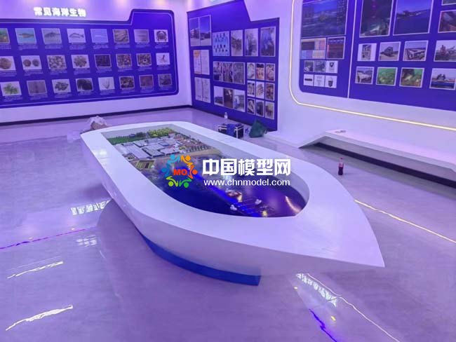 水产育苗场沙盘模型