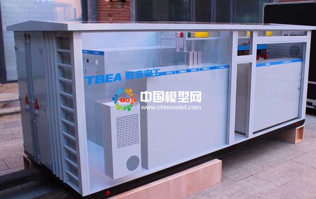 智能化网电高压供电预制舱模型