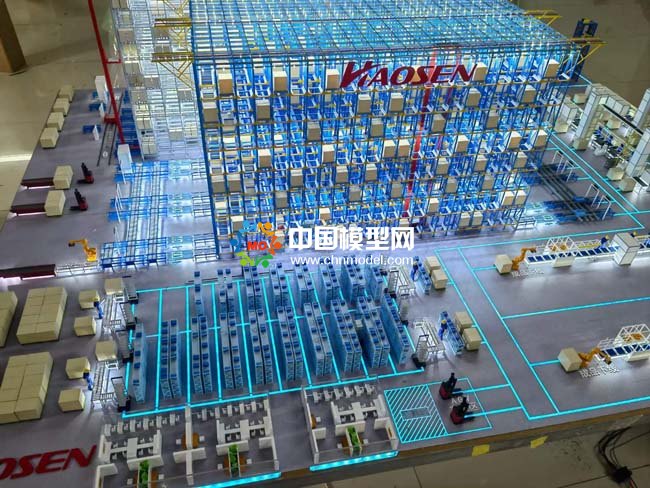 汽车行业智能物流仓储集成沙盘模型