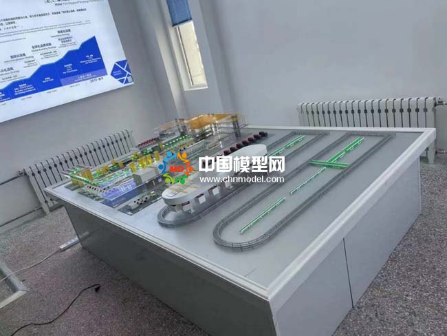 冰箱生产线沙盘模型
