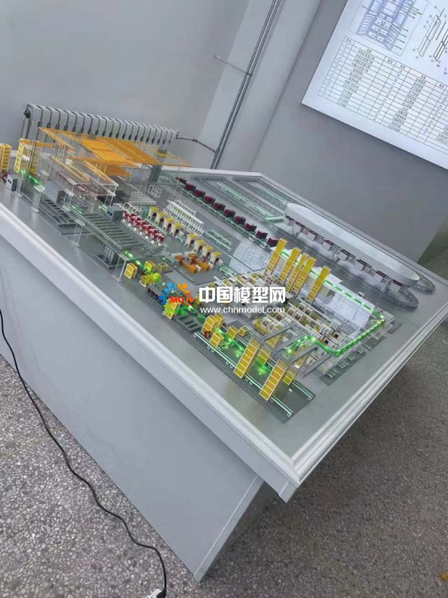 冰箱生产线沙盘模型