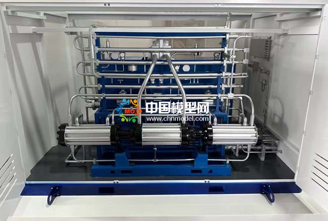 加氢站用液驱活塞式氢气压缩机模型
