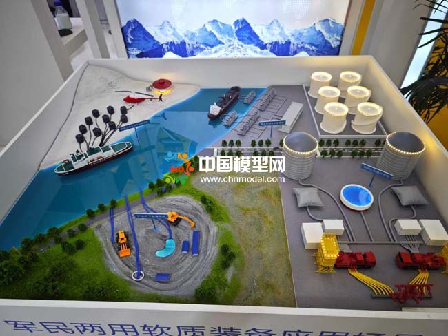 军民两用软质装备应用场景沙盘模型