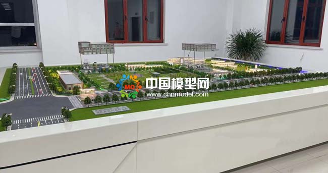 高碑店污水处理厂沙盘模型